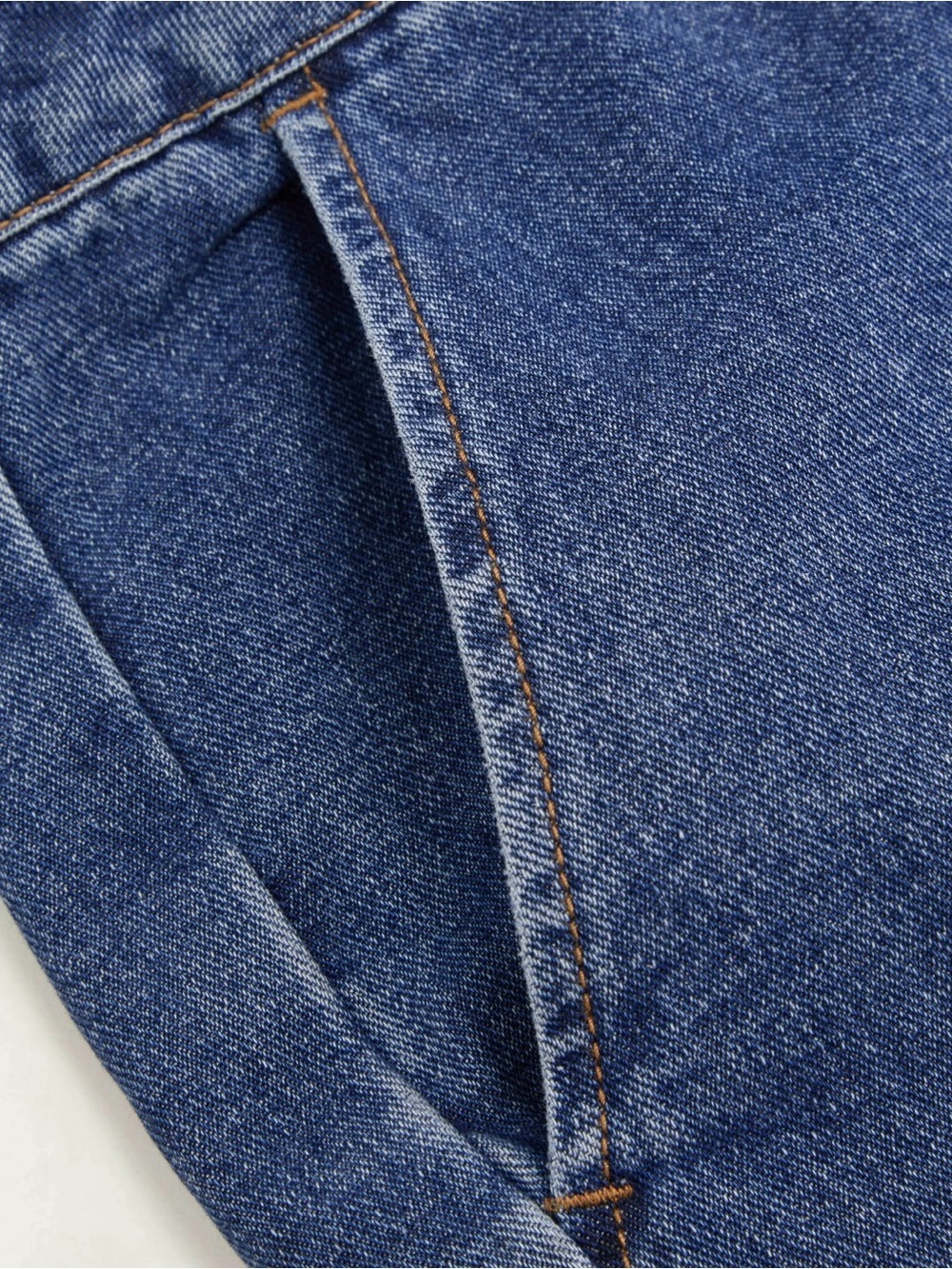 Cider Wide-Leg Denim Jumpsuit in Blue - Picture 5 of 6